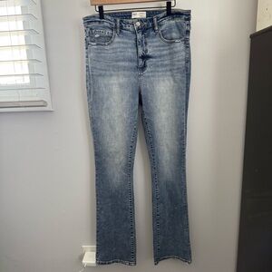 BKE 32” Parker Universal Fit High Rise Tailored Bootcut Medium Stone Wash Biker